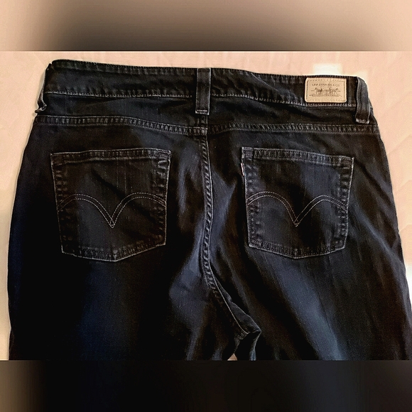 100% Authentic Levis 542 Denim Low Straight Jeans Size 20M Vintage High Waist - Picture 6 of 8